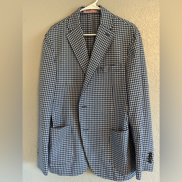 EREDI PISANO CHECKERED SUIT JACKET - Picture 13 of 13